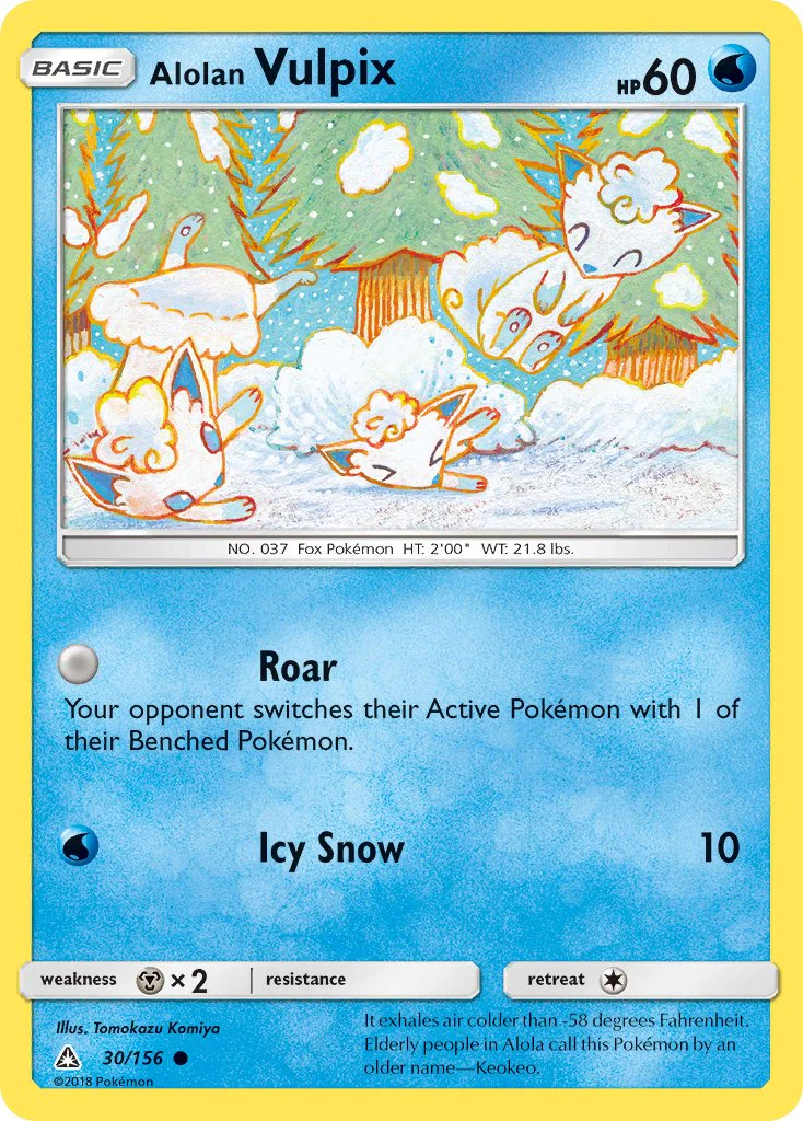 Ultra Prism 030 Alolan Vulpix