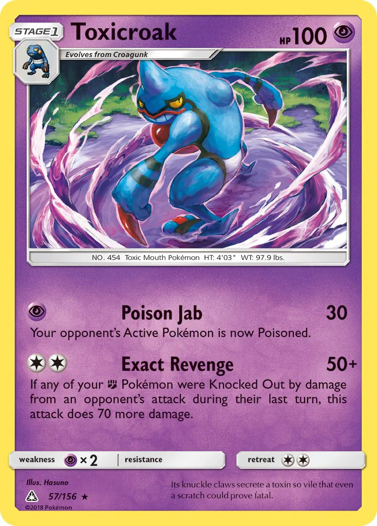 Ultra Prism 057 Toxicroak