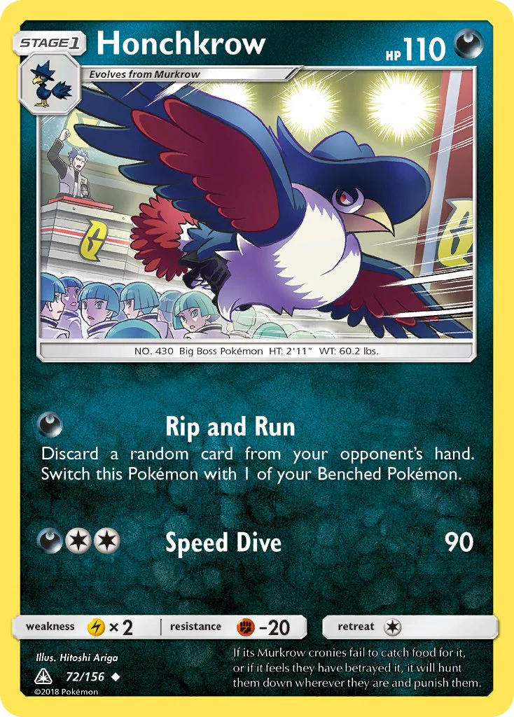 Ultra Prism 072 Honchkrow
