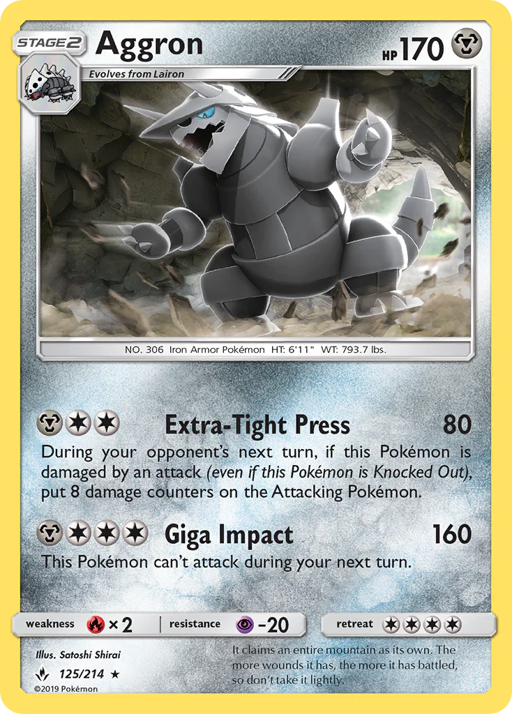 Unbroken Bonds 125 Aggron