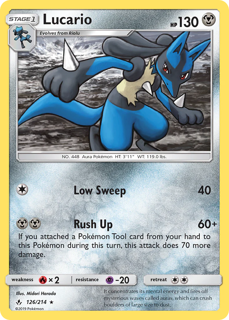 Unbroken Bonds 126 Lucario