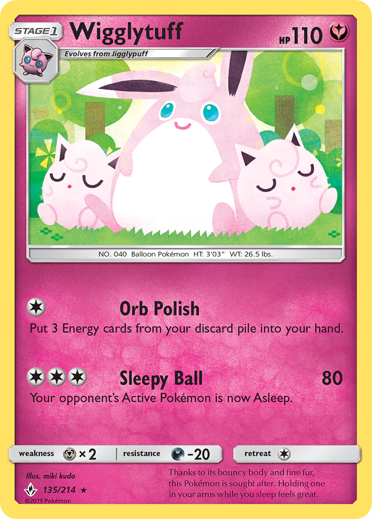 Unbroken Bonds 135 Wigglytuff