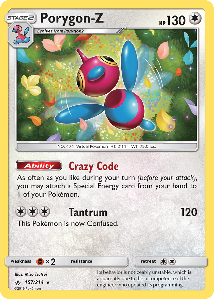 Unbroken Bonds 157 Porygon-Z