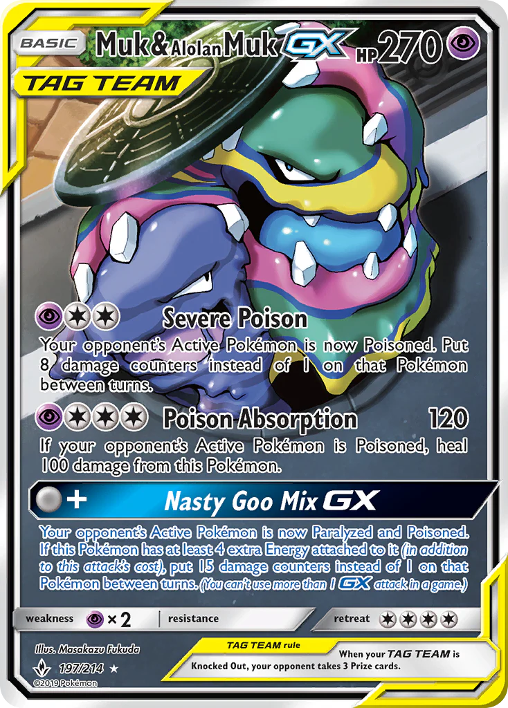 Unbroken Bonds 197 Muk & Alolan Muk-GX