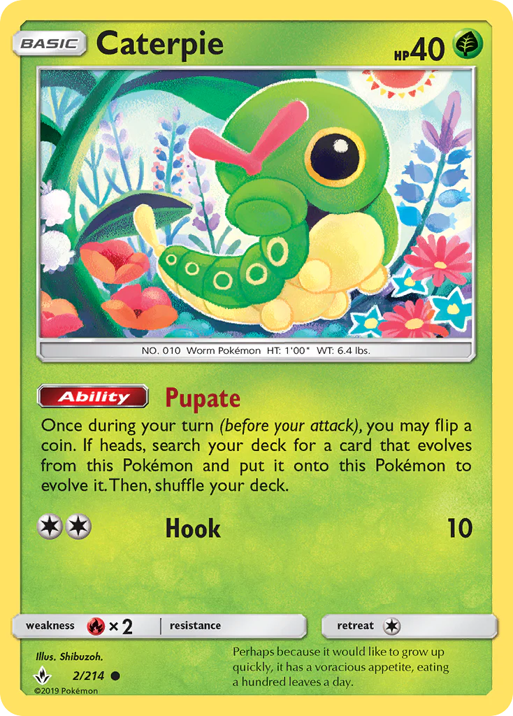 Unbroken Bonds 002 Caterpie