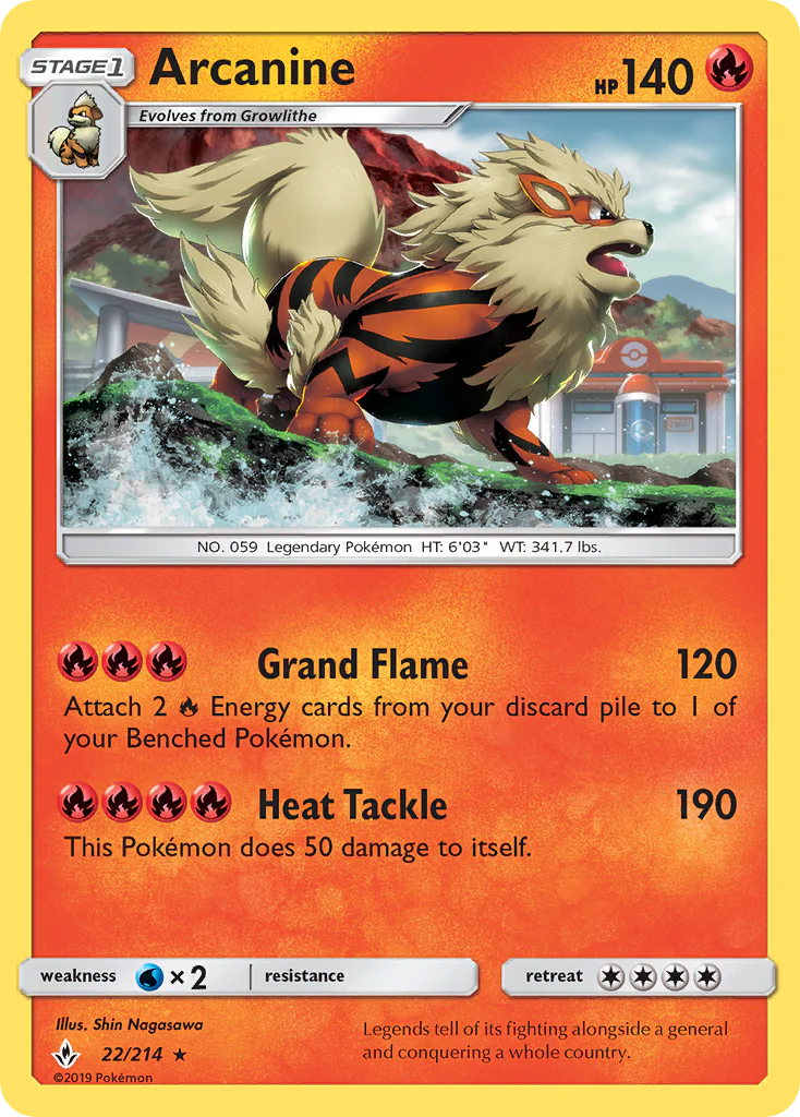 Unbroken Bonds 022 Arcanine