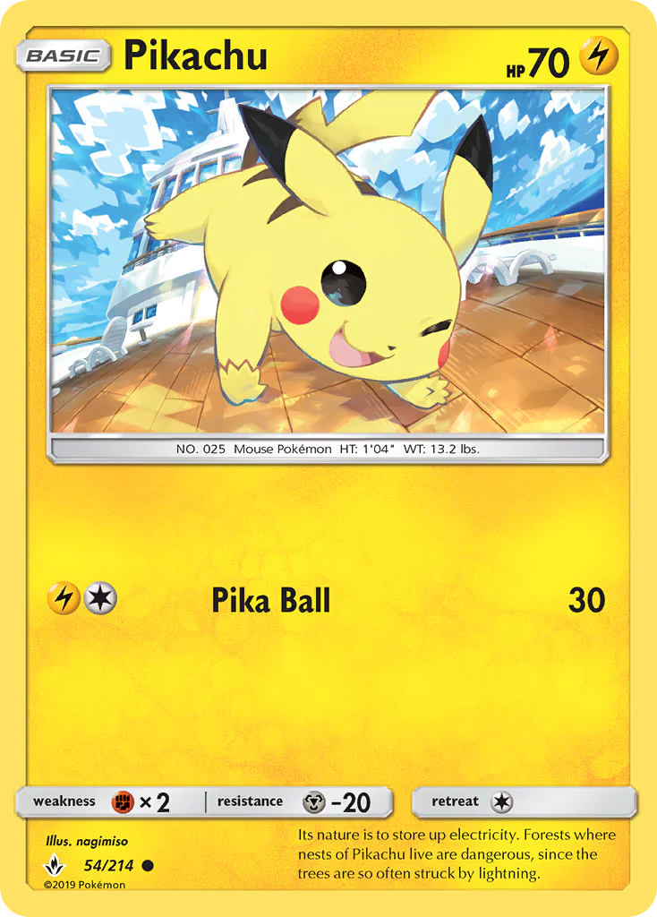 Unbroken Bonds 054 Pikachu