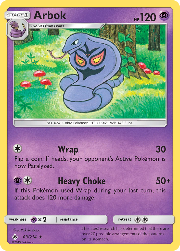 Unbroken Bonds 063 Arbok