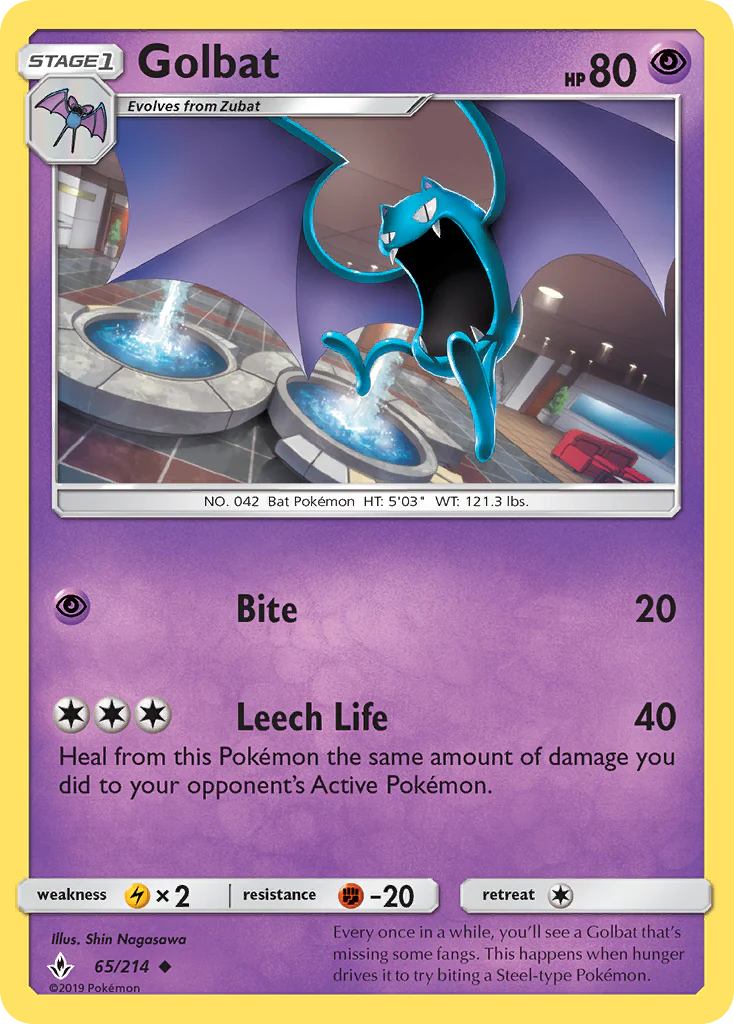 Unbroken Bonds 065 Golbat