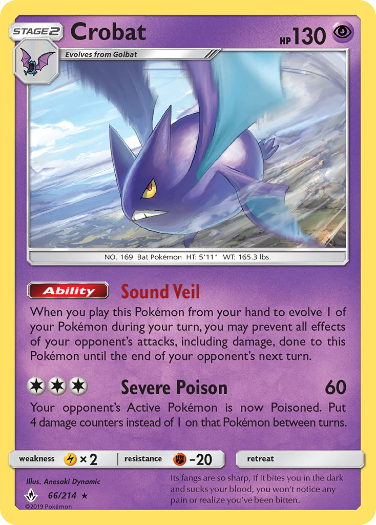 Unbroken Bonds 066 Crobat