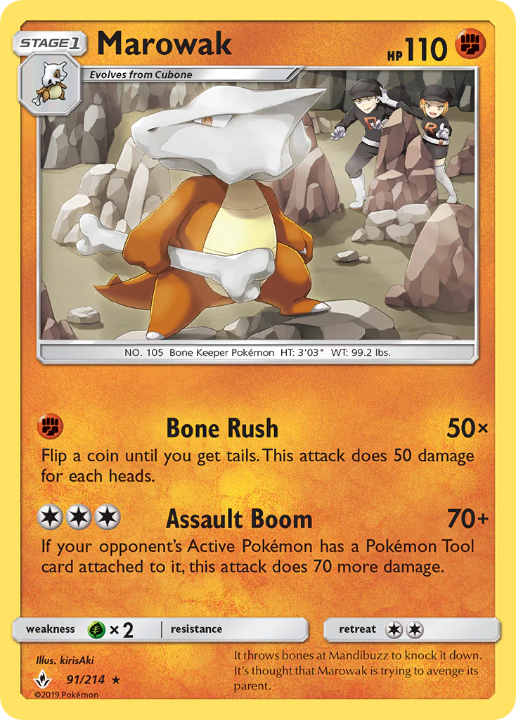 Unbroken Bonds 091 Marowak