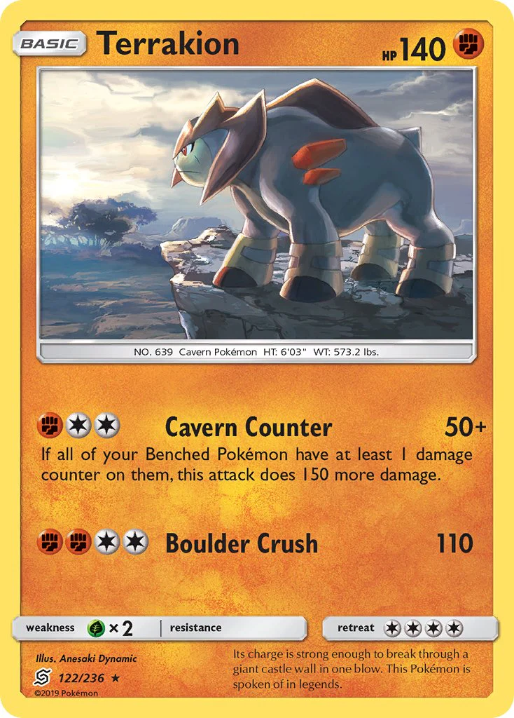 Unified Minds 122 Terrakion