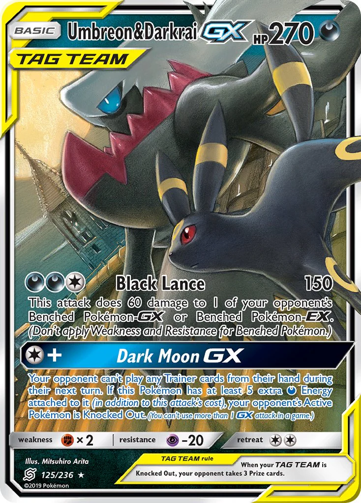 Unified Minds 125 Umbreon & Darkrai-GX