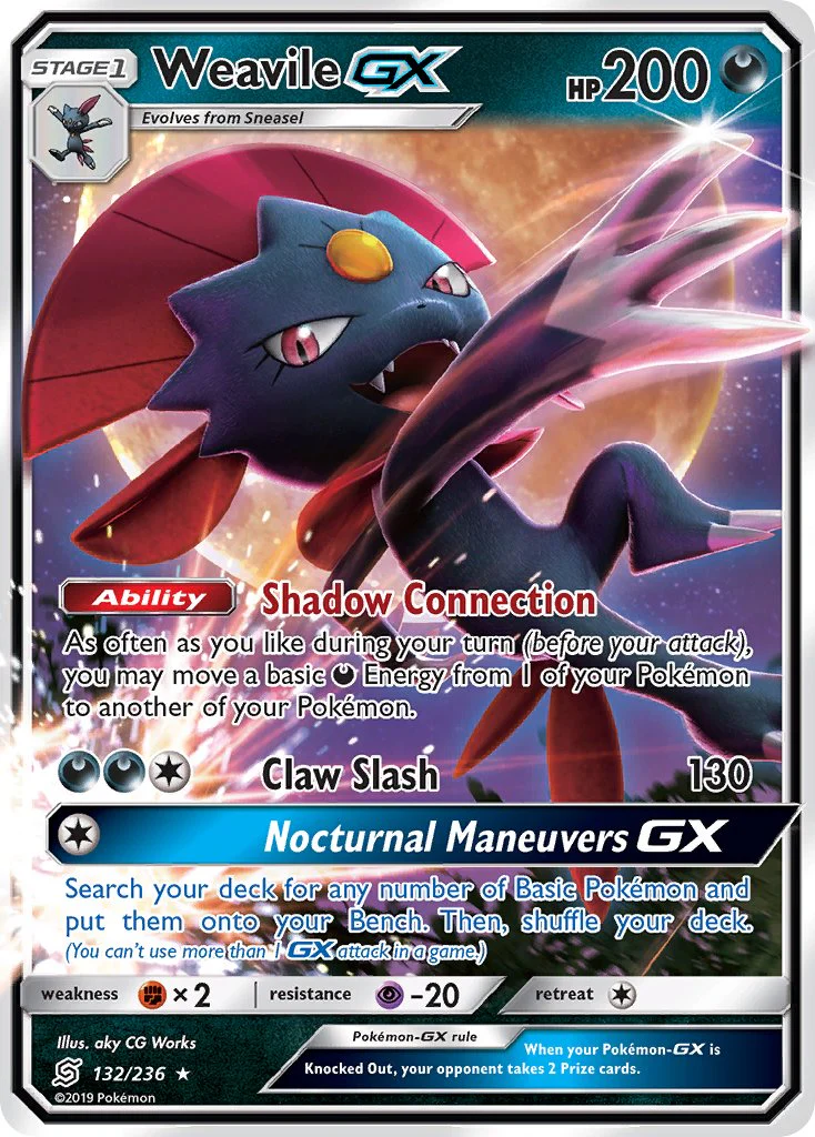 Unified Minds 132 Weavile-GX