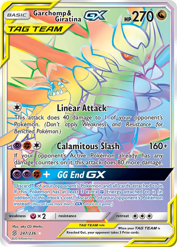 Unified Minds 247 Garchomp & Giratina-GX