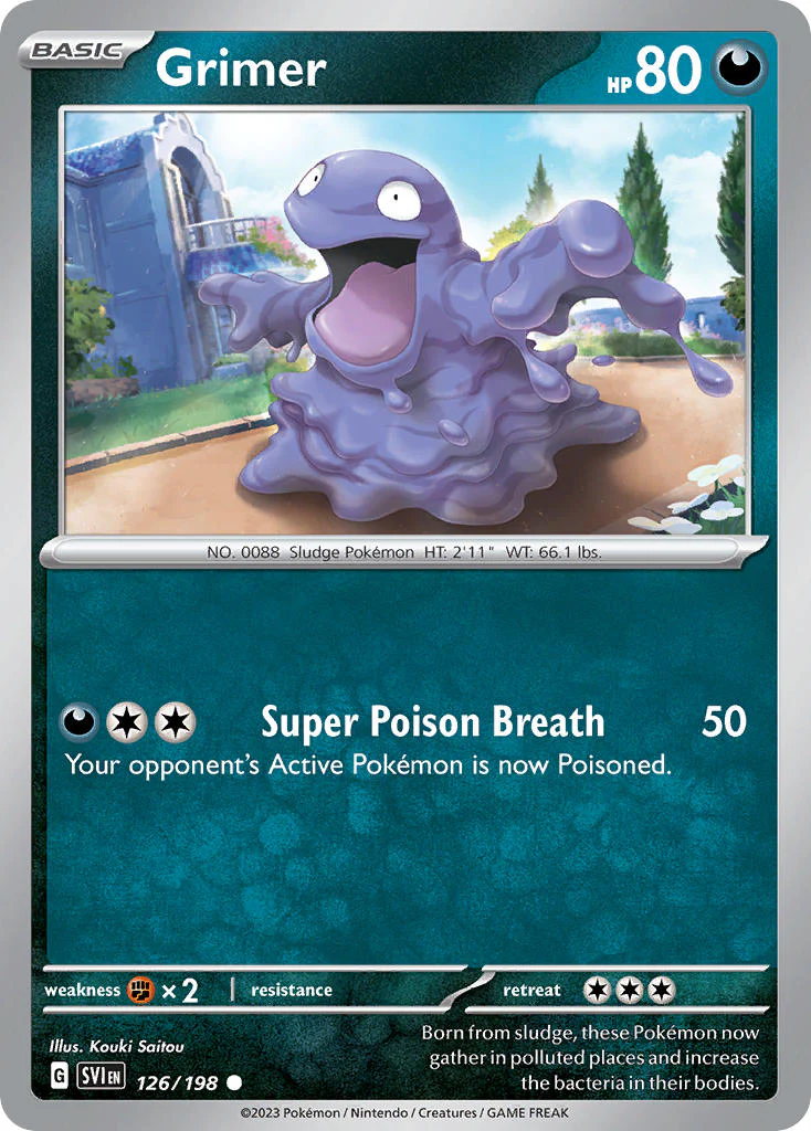 Scarlet and Violet Base 126 Grimer