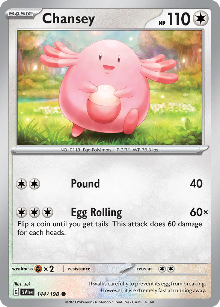 Scarlet and Violet Base 144 Chansey