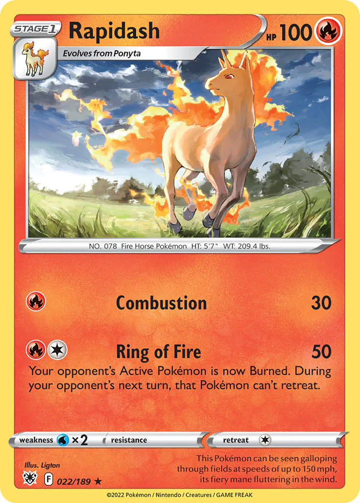 Astral Radiance 022 Rapidash