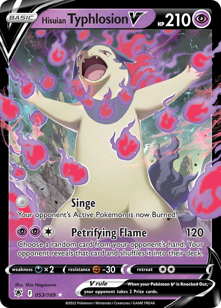 Astral Radiance 053 Hisuian Typhlosion V