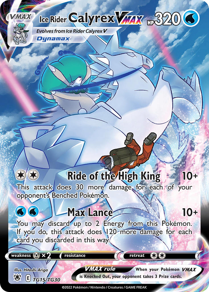 Astral Radiance TG15 Ice Rider Calyrex VMAX