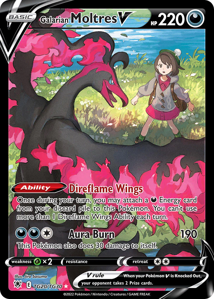 Astral Radiance TG20 Galarian Moltres V