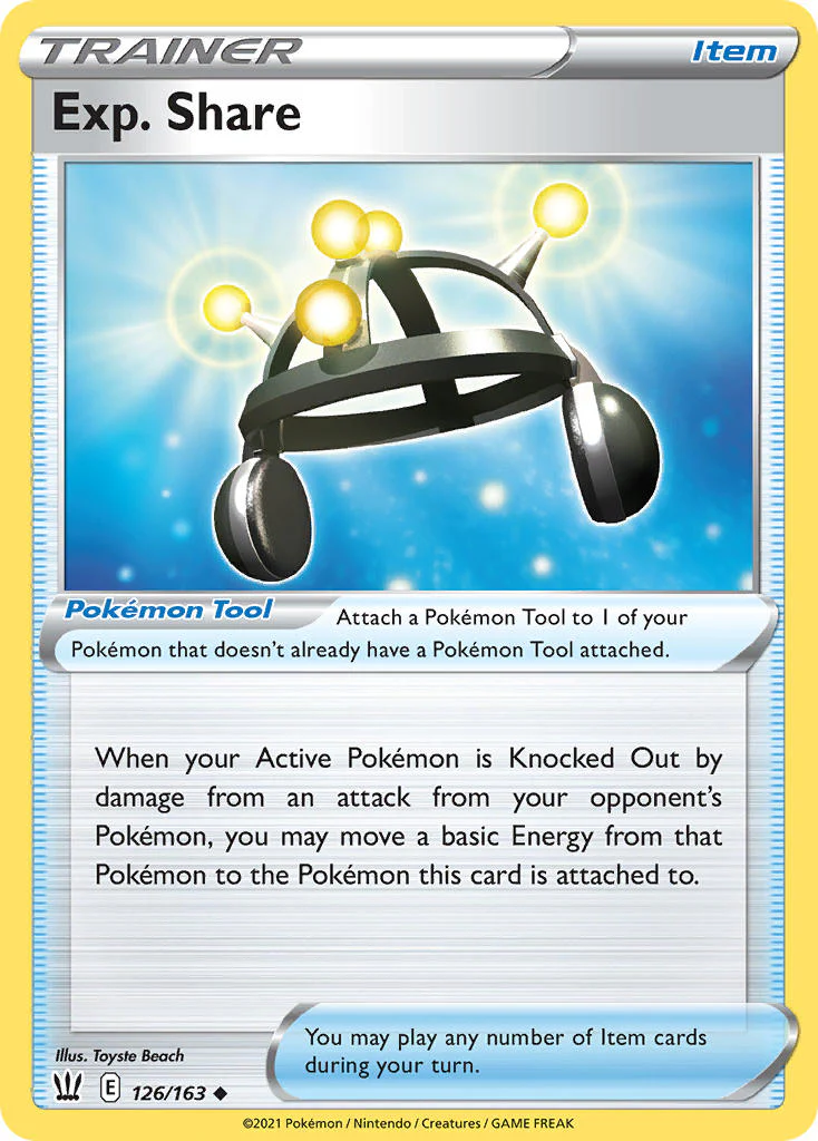 Battle Styles 126 Exp. Share