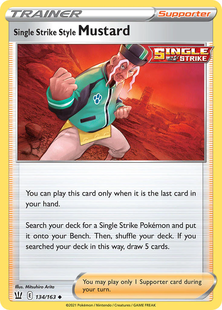 Battle Styles 134 Single Strike Style Mustard