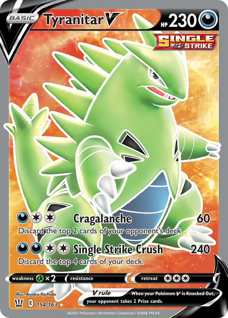 Battle Styles 154 Tyranitar V