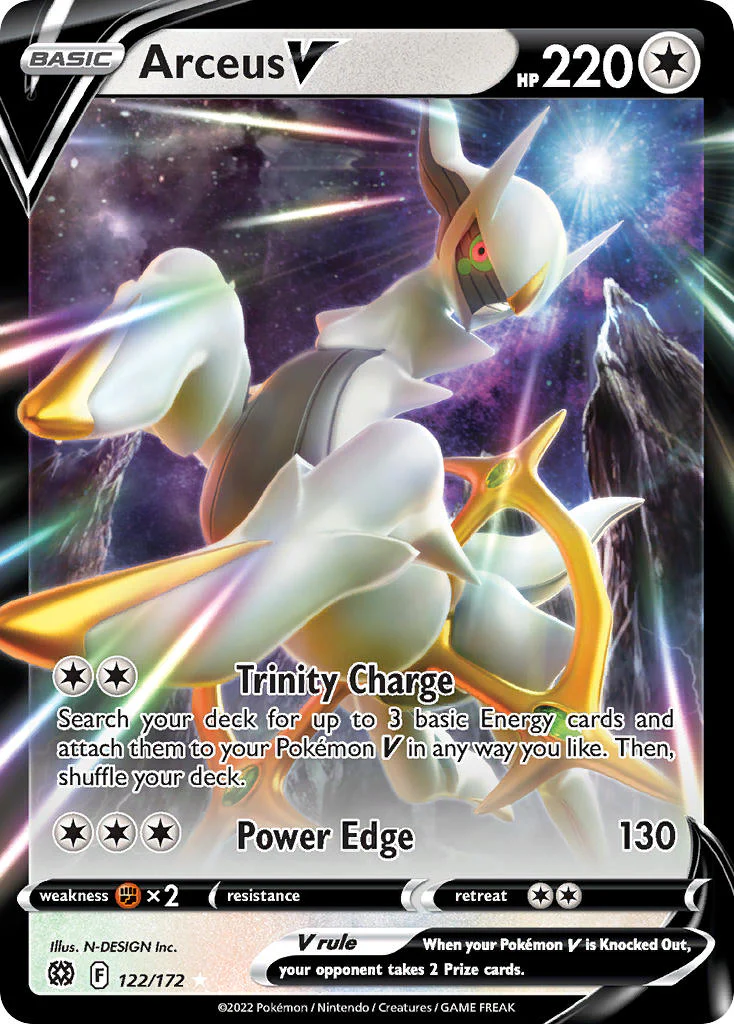 Brilliant Stars 122 Arceus V