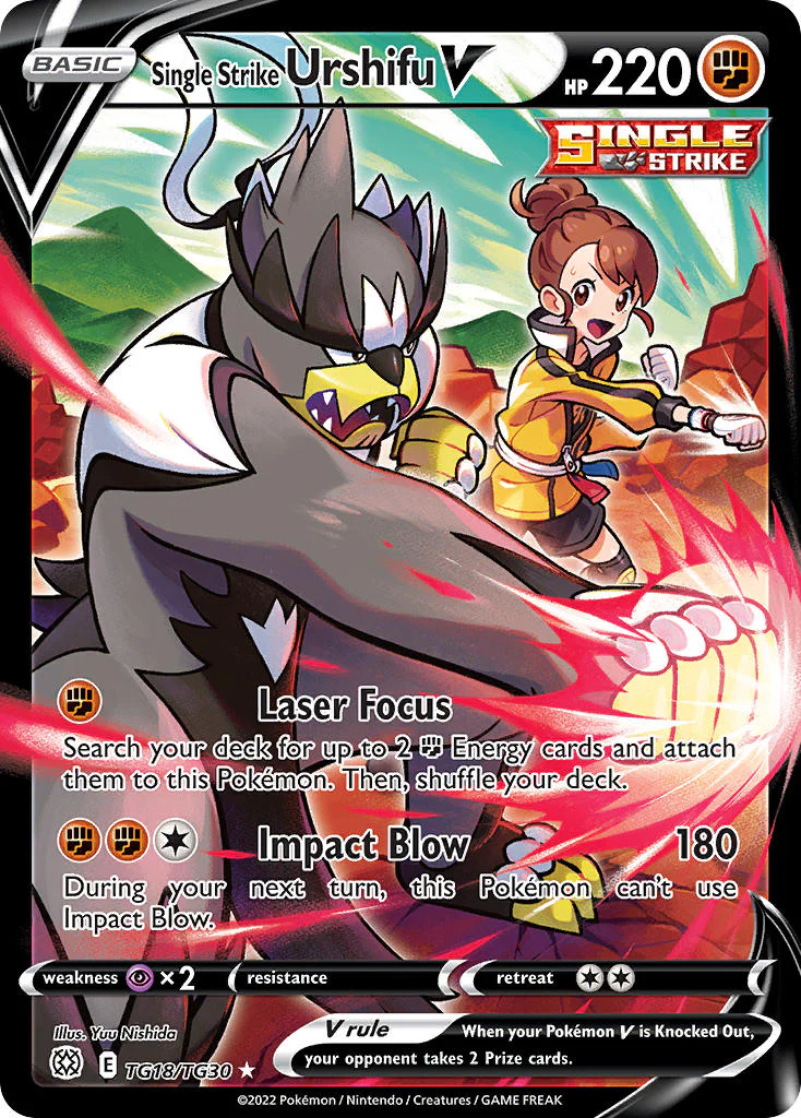 Brilliant Stars TG18 Single Strike Urshifu V