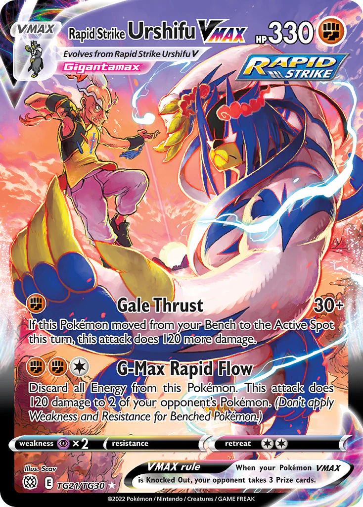 Brilliant Stars TG21 Rapid Strike Urshifu VMAX
