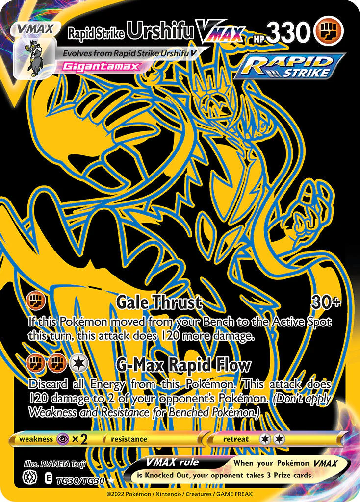Brilliant Stars TG30 Rapid Strike Urshifu VMAX