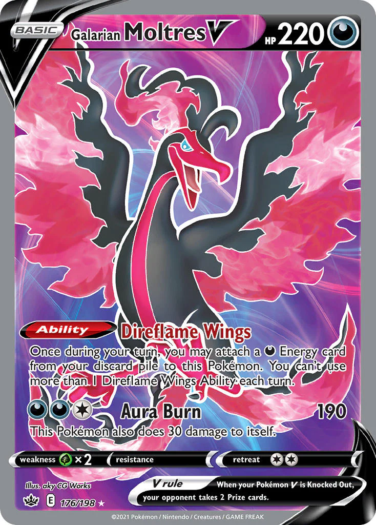 Chilling Reign 176 Galarian Moltres V