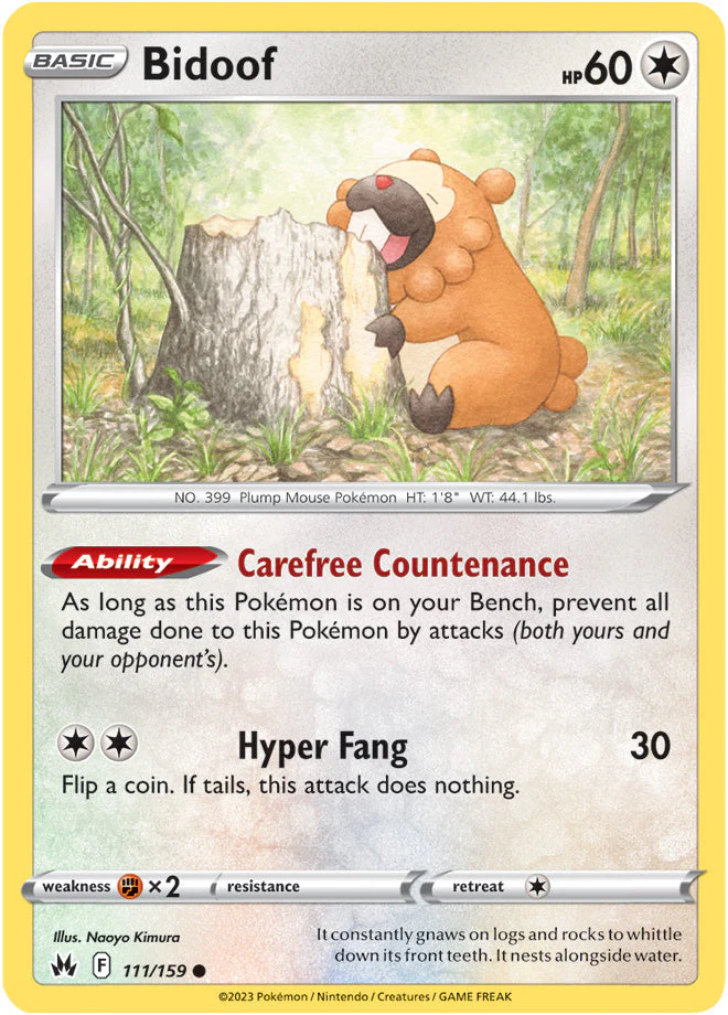 Crown Zenith 111 Bidoof