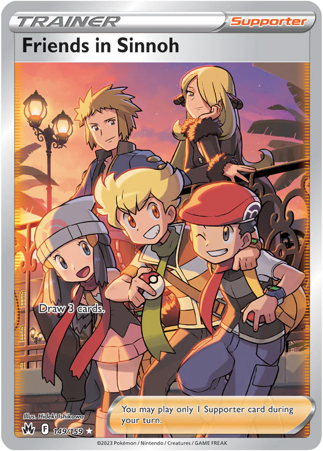 Crown Zenith 149 Friends in Sinnoh