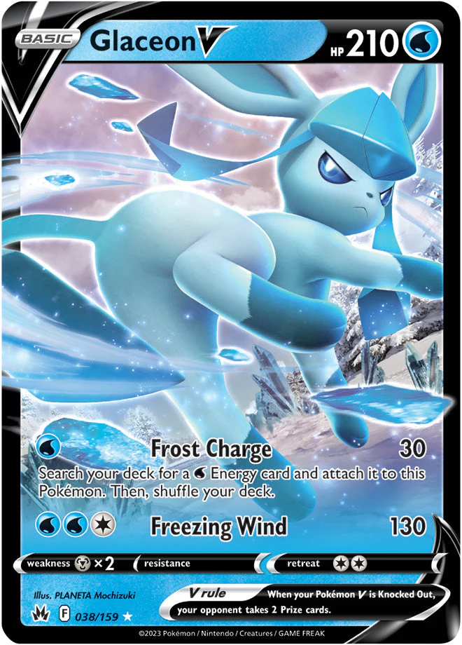 Crown Zenith 038 Glaceon V
