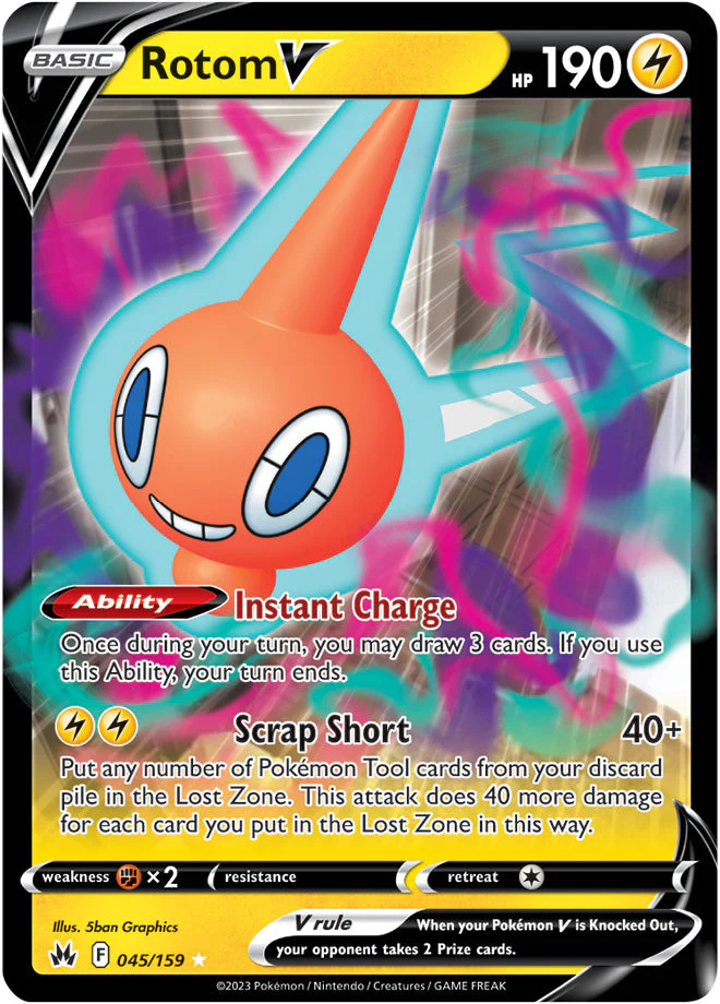 Crown Zenith 045 Rotom V