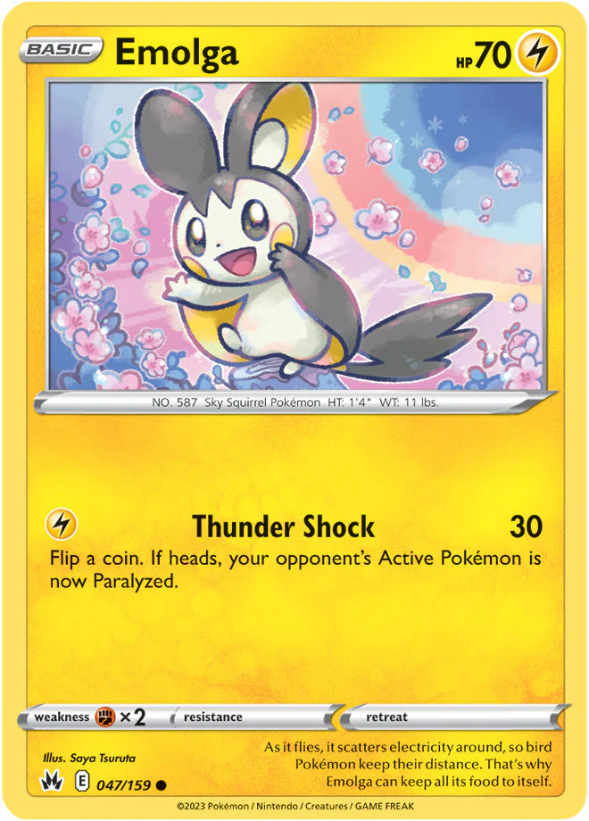 Crown Zenith 047 Emolga