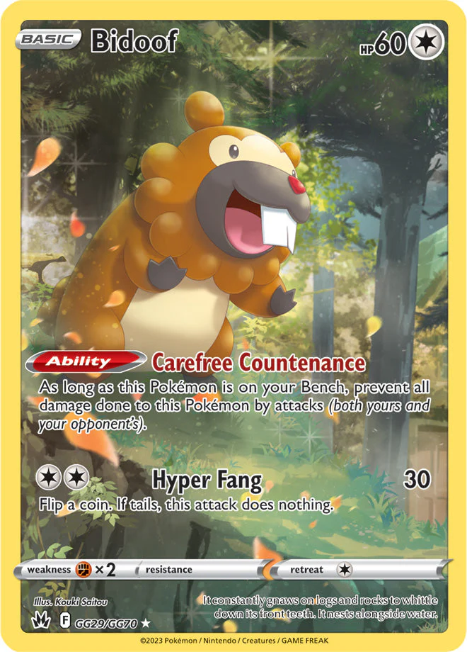 Crown Zenith GG29 Bidoof