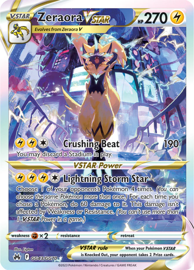 Crown Zenith GG43 Zeraora VSTAR