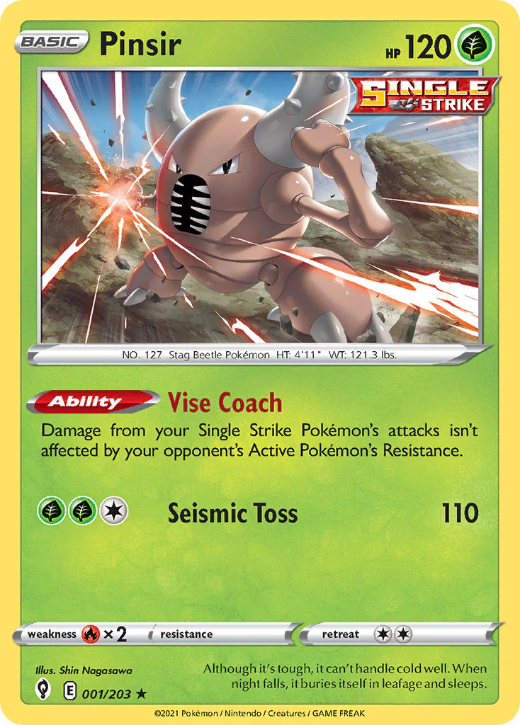 Evolving Skies 001 Pinsir