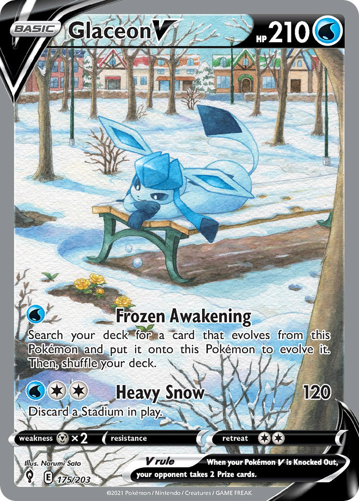 Evolving Skies 175 Glaceon V