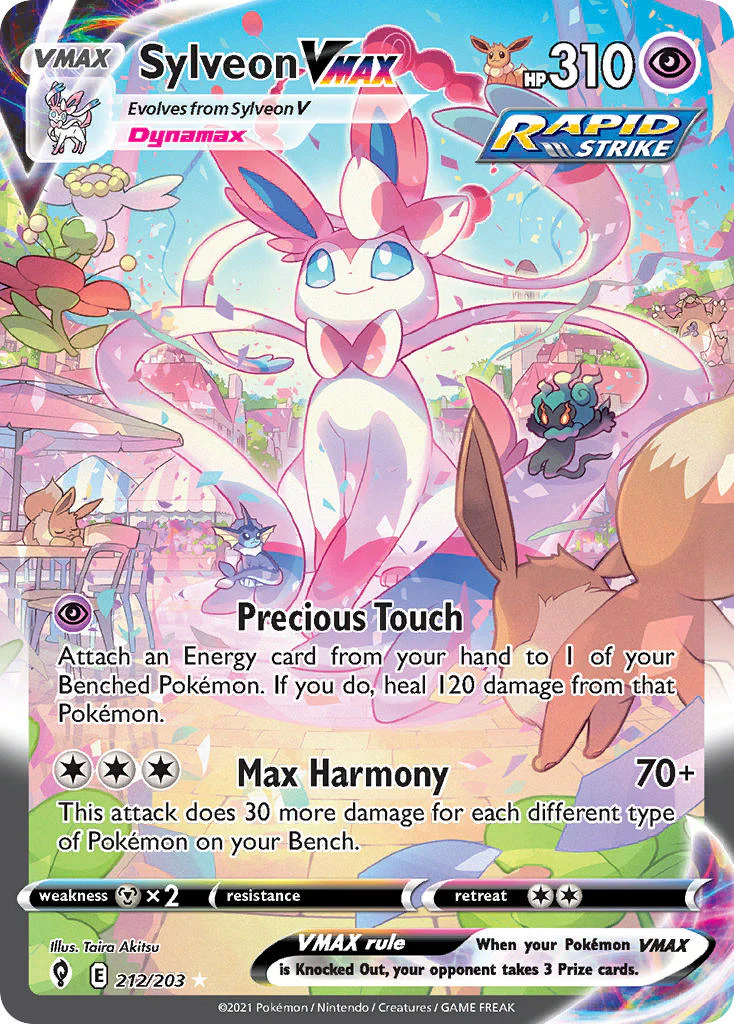 Evolving Skies 212 Sylveon VMAX