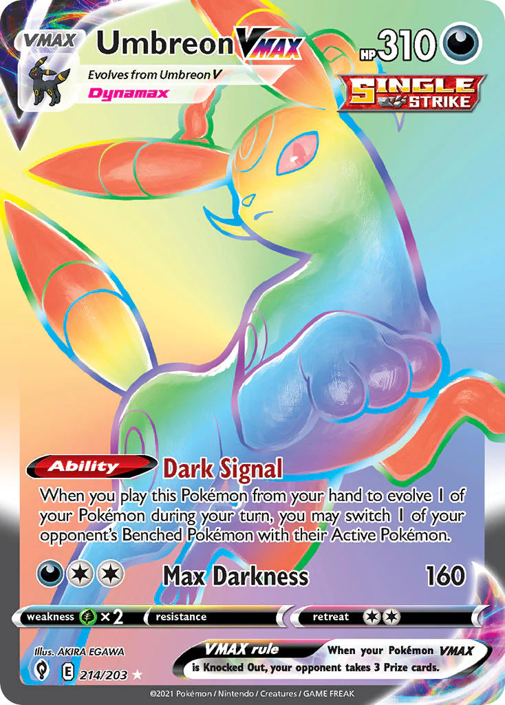 Evolving Skies 214 Umbreon VMAX