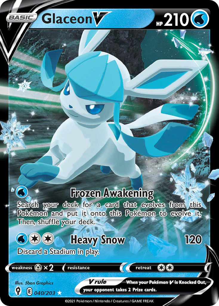 Evolving Skies 040 Glaceon V