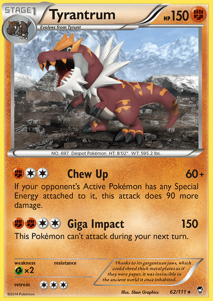 Furious Fists 062 Tyrantrum