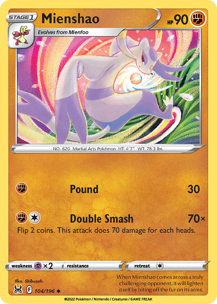 Lost Origin 104 Mienshao