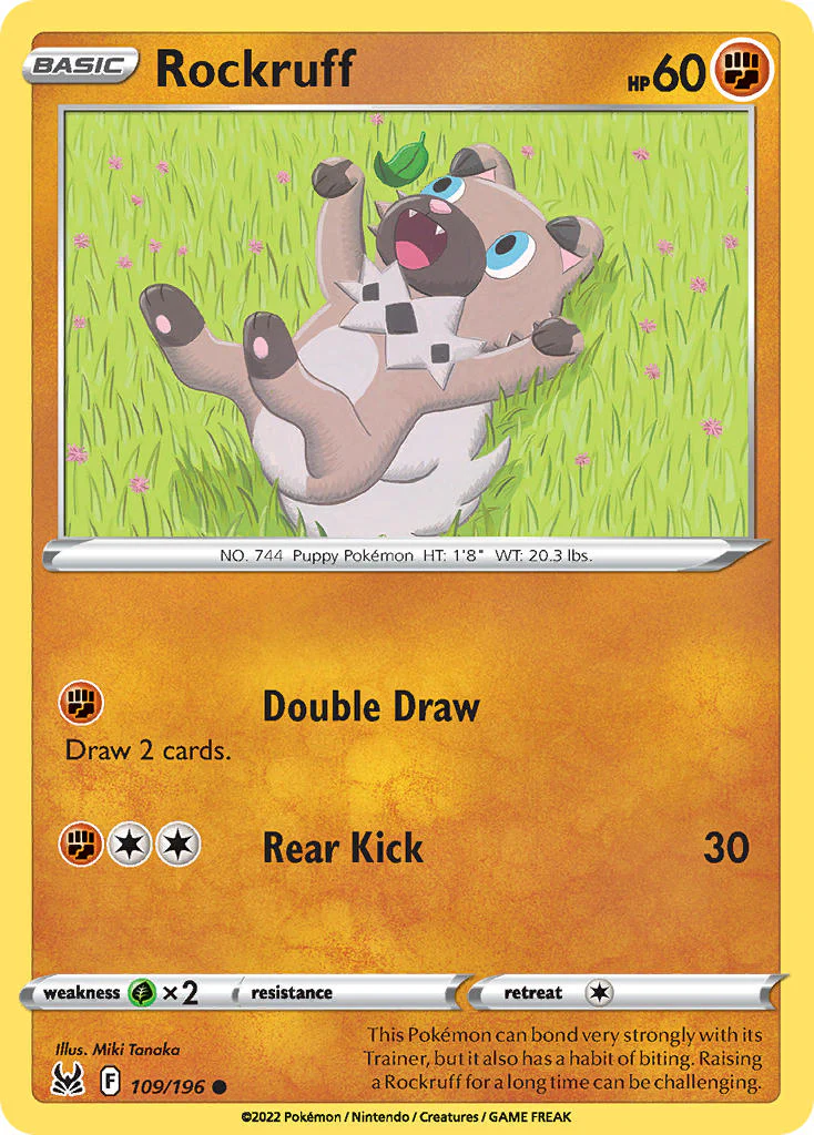 Lost Origin 109 Rockruff