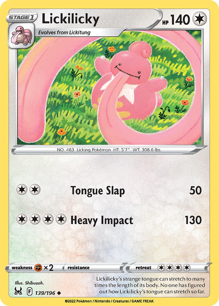 Lost Origin 139 Lickilicky