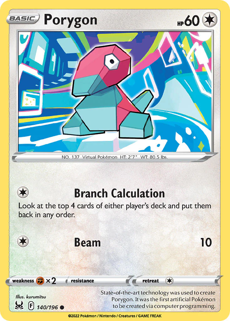 Lost Origin 140 Porygon